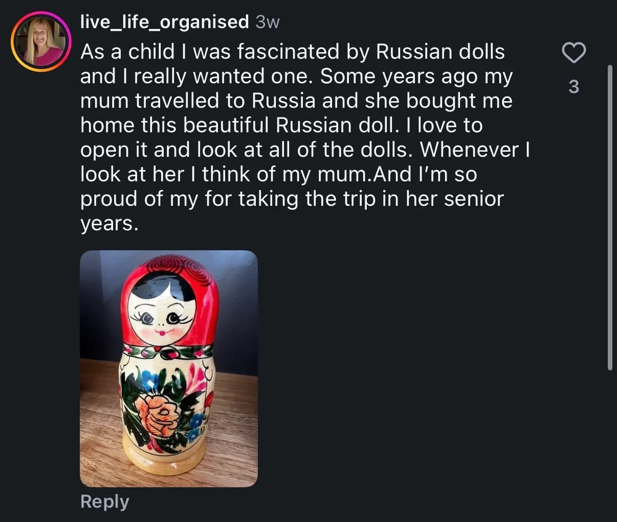 Melinda's weekly Tokimeki question response